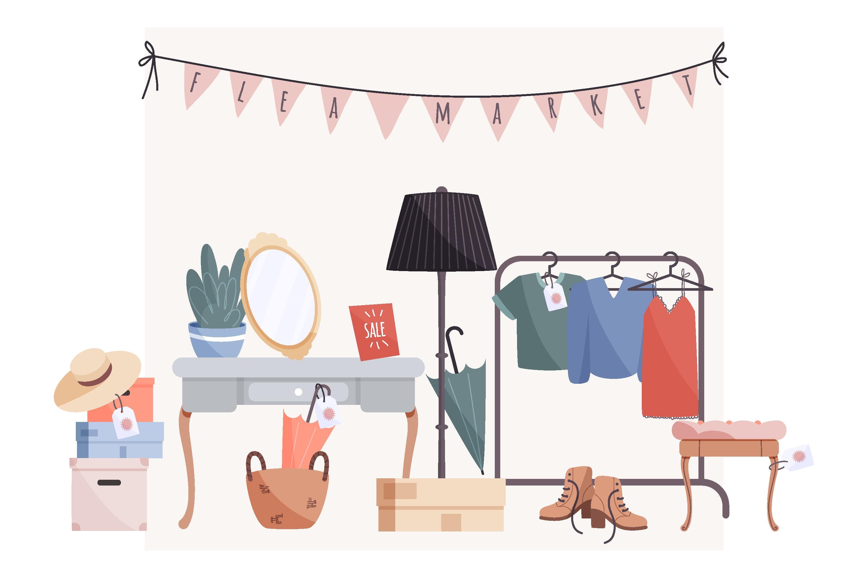 Items displayed for sell